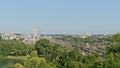 Aerial view on the  Virginie Loveling goverment office building and  surroundings in Ghent Royalty Free Stock Photo