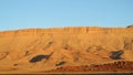 High Atlas desert mountains in sunset light Royalty Free Stock Photo