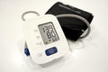 High blood pressure on hospital table