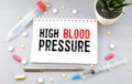 High Blood Pressure - Hypertension concept. Medical doctor shows information