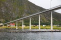 High bridge in Leinoya, Norway