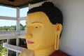 High Buddha statue in a Buddhist temple, Weherahena, Matara