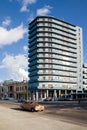 High building, Malecon, Havana, Cuba Royalty Free Stock Photo