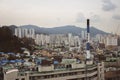 High buildings over the city, city of Busan South Korea