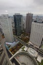 High buildings in Shinjuku district in Tokyo Japan Royalty Free Stock Photo