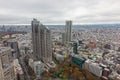 High buildings in Shinjuku district in Tokyo Japan Royalty Free Stock Photo