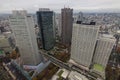 High buildings in Shinjuku district in Tokyo Japan Royalty Free Stock Photo