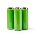 High-Capacity Lithium-Ion Batteries in Vibrant Colors. Generative ai