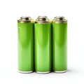 High-Capacity Lithium-Ion Batteries in Vibrant Colors. Generative ai