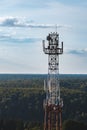 high cell tower in Royalty Free Stock Photo