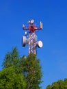 High cell tower Royalty Free Stock Photo