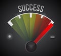 High chance of success illustration design Royalty Free Stock Photo