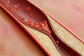 High cholesterol and blood clot in artery