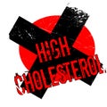 High Cholesterol rubber stamp