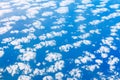 High cirrocumulus clouds Royalty Free Stock Photo