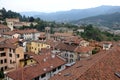 high City of Bergamo panorama