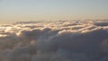 High clouds -Fly through clouds. Low light cloudscapes. Royalty Free Stock Photo