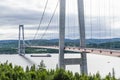 High coast bridge Sweden Royalty Free Stock Photo