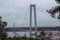 High Coast Bridge (Hogakustenbron) in Sweden Royalty Free Stock Photo