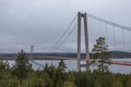 High Coast Bridge (Hogakustenbron) in Sweden Royalty Free Stock Photo