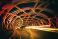 High colour long exposure image of bridge Royalty Free Stock Photo