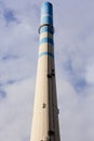 High concrete industrial chimney