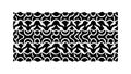 Black and White Chevron Pattern, vector design Generative AI Royalty Free Stock Photo