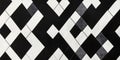 A high-contrast harlequin fabric texture background in black and white diamond patterns. The crisp, Royalty Free Stock Photo