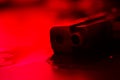 High contrast image of a bloody crime scene Royalty Free Stock Photo