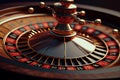 high contrast image of casino roulette in motion Royalty Free Stock Photo