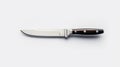 High Contrast Knife On White Background Inspired By Kent Monkman And William Wendt