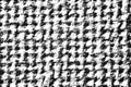 Close-Up of Houndstooth Halftone Pattern in Black and White Royalty Free Stock Photo