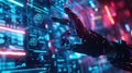 Futuristic Tech Innovation Moodboard with Robotics and Interactive UI Designs