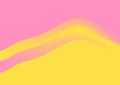 High contrast yellow and pink pastel abstract minimal background