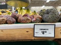 High cost of food at Sprouts Farmers Market grocery store. Unaffordable food items such as fruits and vegetables.