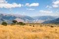 High country above Wairau river in Marlborough, New Zealand Royalty Free Stock Photo