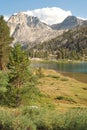 High country Rae Lake in the California wilderness Royalty Free Stock Photo