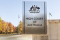 High Court Sign