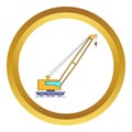 High crane vector icon