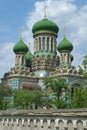 Bila Krynytsia - Assumption Cathedral against blue sky background