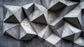 This high definition abstract background showcases a unique textured concrete surface with three-dimensional geometric Royalty Free Stock Photo