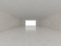 High definition empty white room. 3D Royalty Free Stock Photo