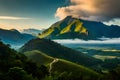 A high-definition glimpse of Maehongson, Thailand, showcases the enchanting layers of mountain forests set against a dynamic