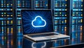 Cloud Nexus: Powering the Digital Future in Modern Data Centers Royalty Free Stock Photo