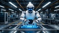 Future-Ready Industrial AI: Precision Automation in Next-Gen Manufacturing Royalty Free Stock Photo