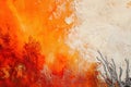 high definition image of Watercolor textured backgroundorange Royalty Free Stock Photo