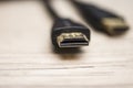 High Definition Multimedia Interface cable Royalty Free Stock Photo