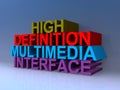High definition multimedia interface hdmi Royalty Free Stock Photo