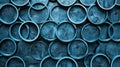 High definition realistic photo of geometric circles grid pattern for enhanced visual impact