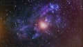 Stars and galaxies in outer space showing the beauty of space exploration Royalty Free Stock Photo